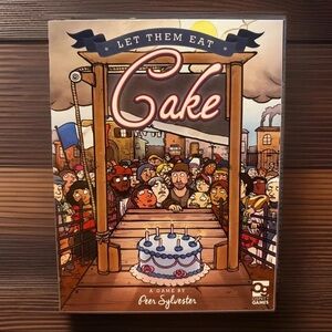 NEW- Let Them Eat Cake Board Game Osprey Peer Sylvester Open Box Complete UNUSED